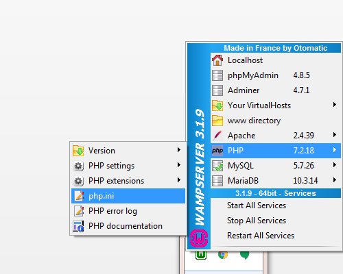 xampp phpmyadmin import file size increase