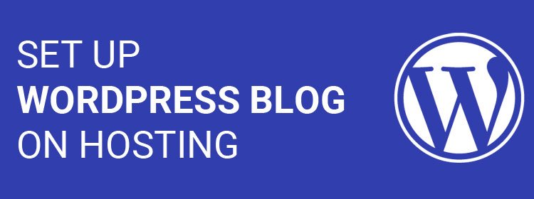 Set up WordPress Blog on Hosting