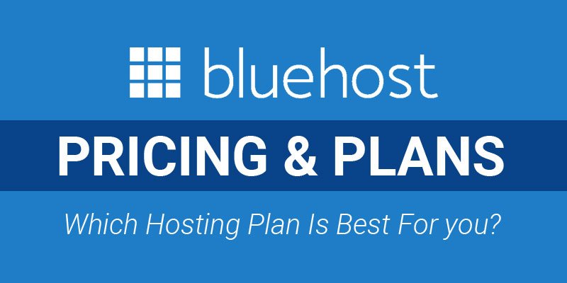 bluehost hosting price and plans 2020