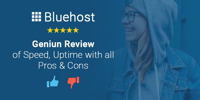 Bluehost Review 2020 : Honest Review with All Pros and Cons - cover