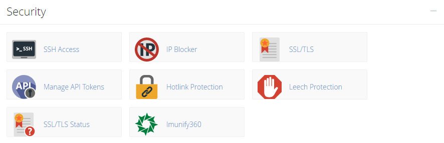 cpanel security