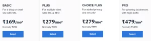 Best Shared Hosting plan Bluehost India